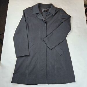 Eileen Fisher Women Mid length Car Coat Black Small